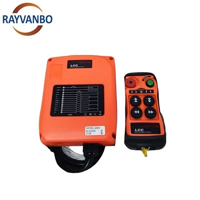 فرستنده Q{0}} با کیفیت بالا و 1 گیرنده کنترل از راه دور رادیویی صنعتی بی سیم برای جرثقیل